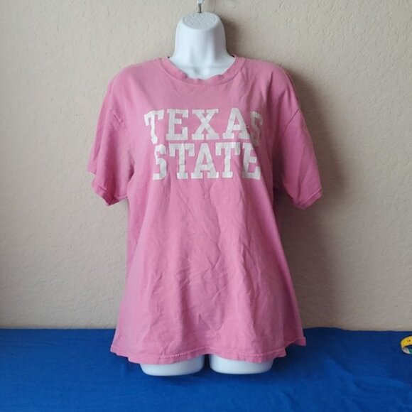 VTG Texas State University Pink XL tshirt - Picture 1 of 8